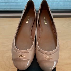 Coach Nude Flats, Size 8
